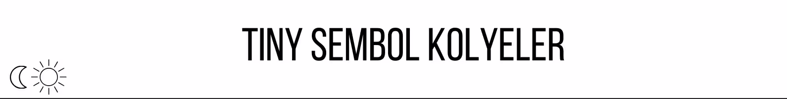 Tiny Sembol Kolyeler | Sorenthe