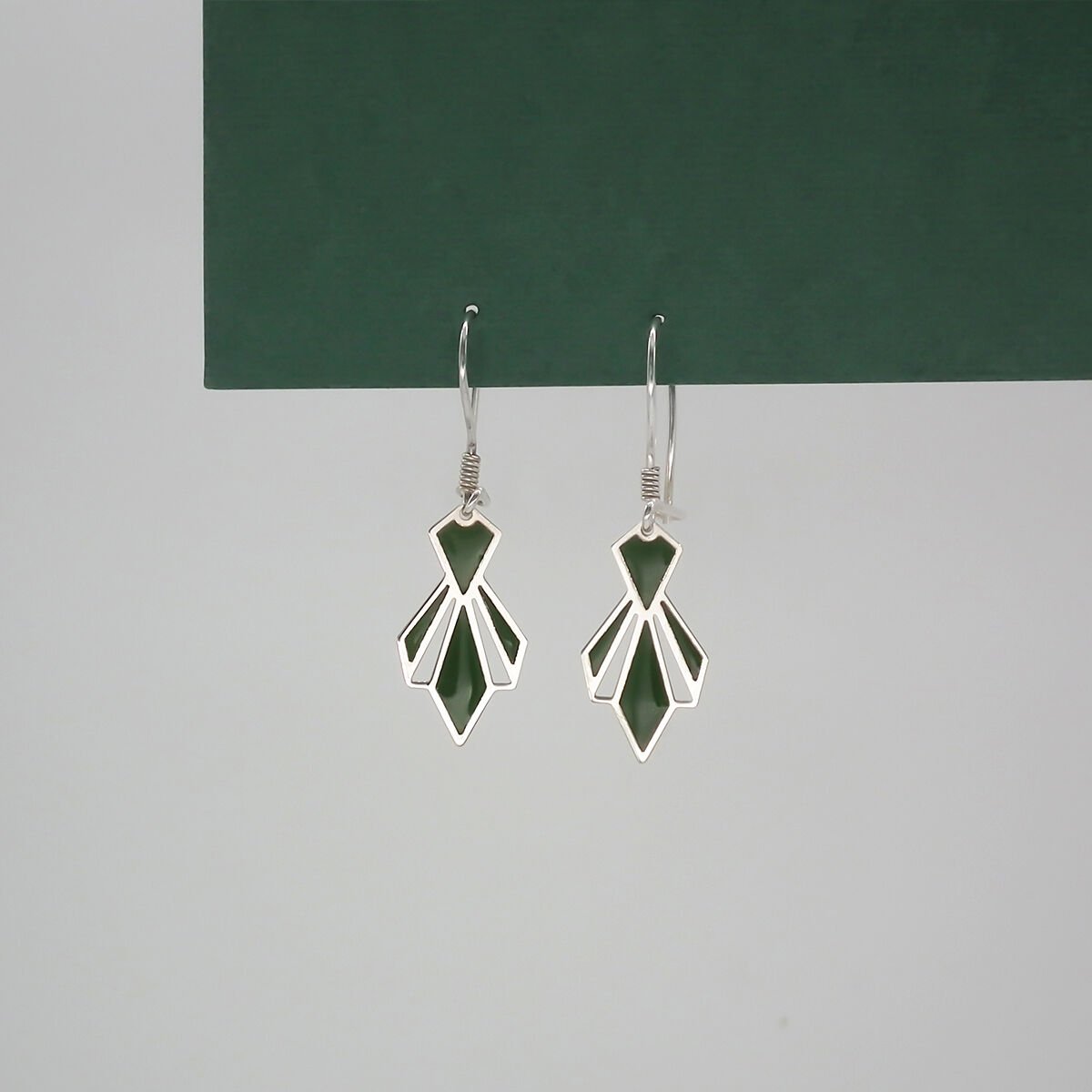 Mineli Geometrik Küpe