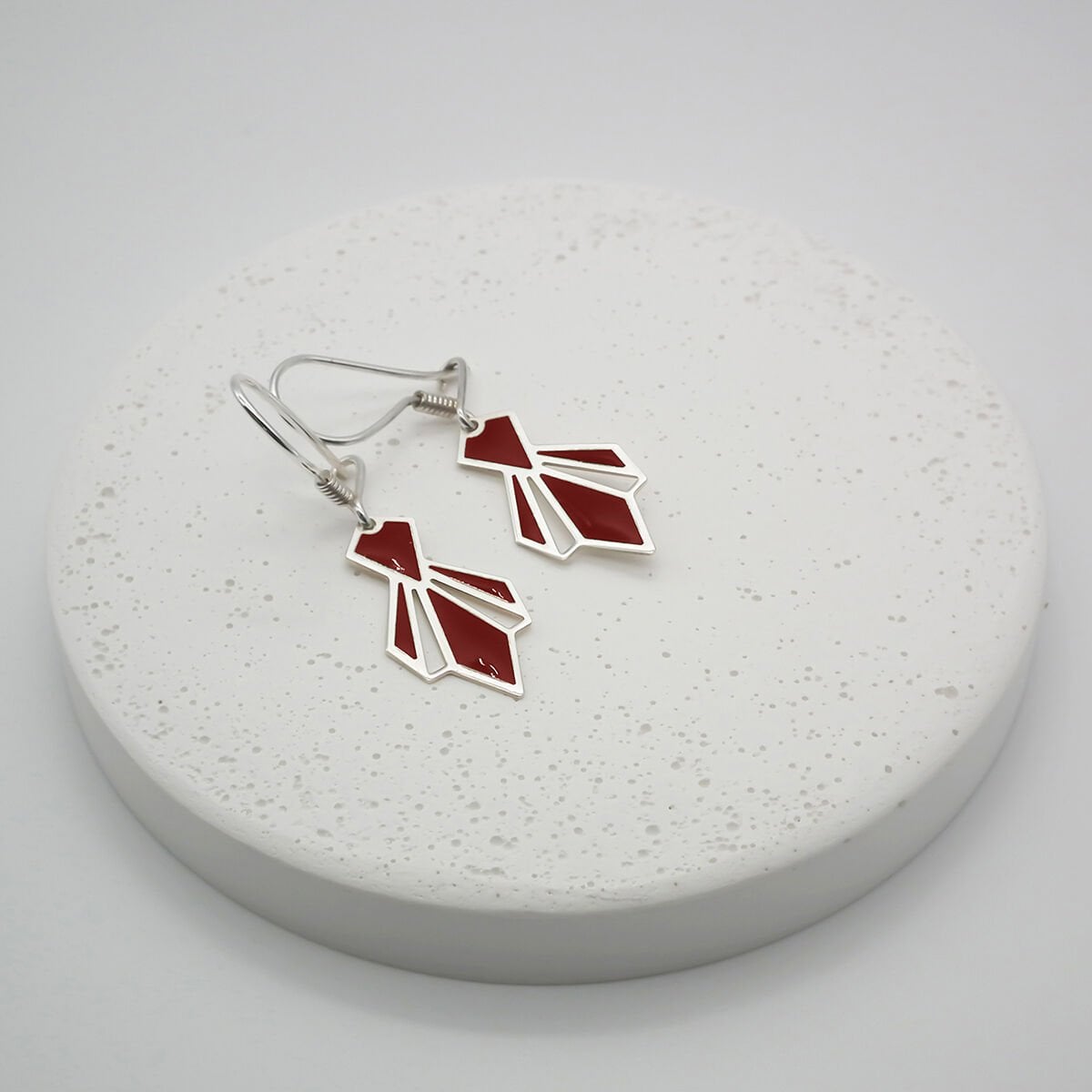 Mineli Geometrik Küpe