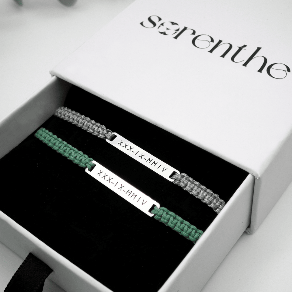 Kişiselleştirilebilir Gümüş İpli Bileklik