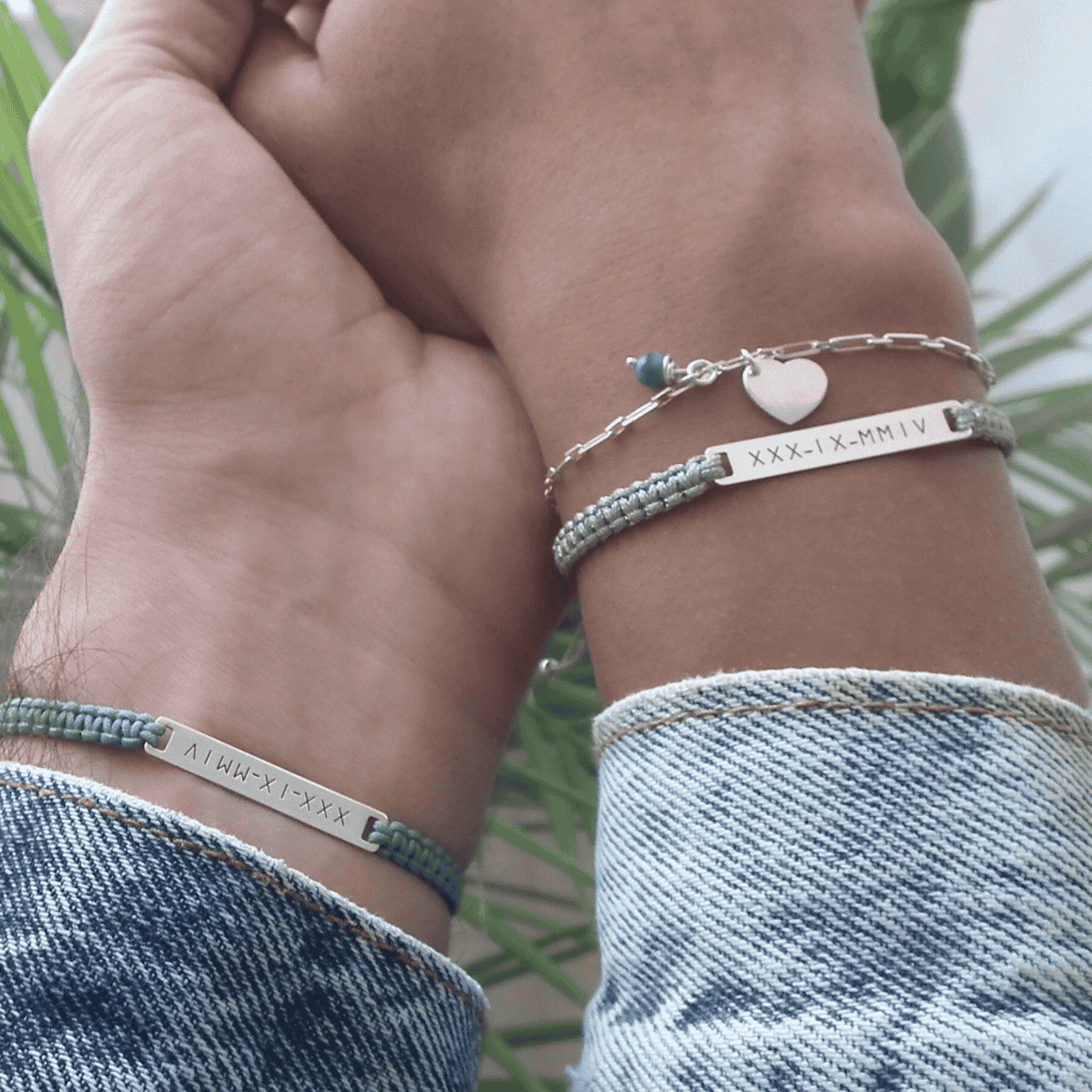 Kişiselleştirilebilir Gümüş İpli Bileklik