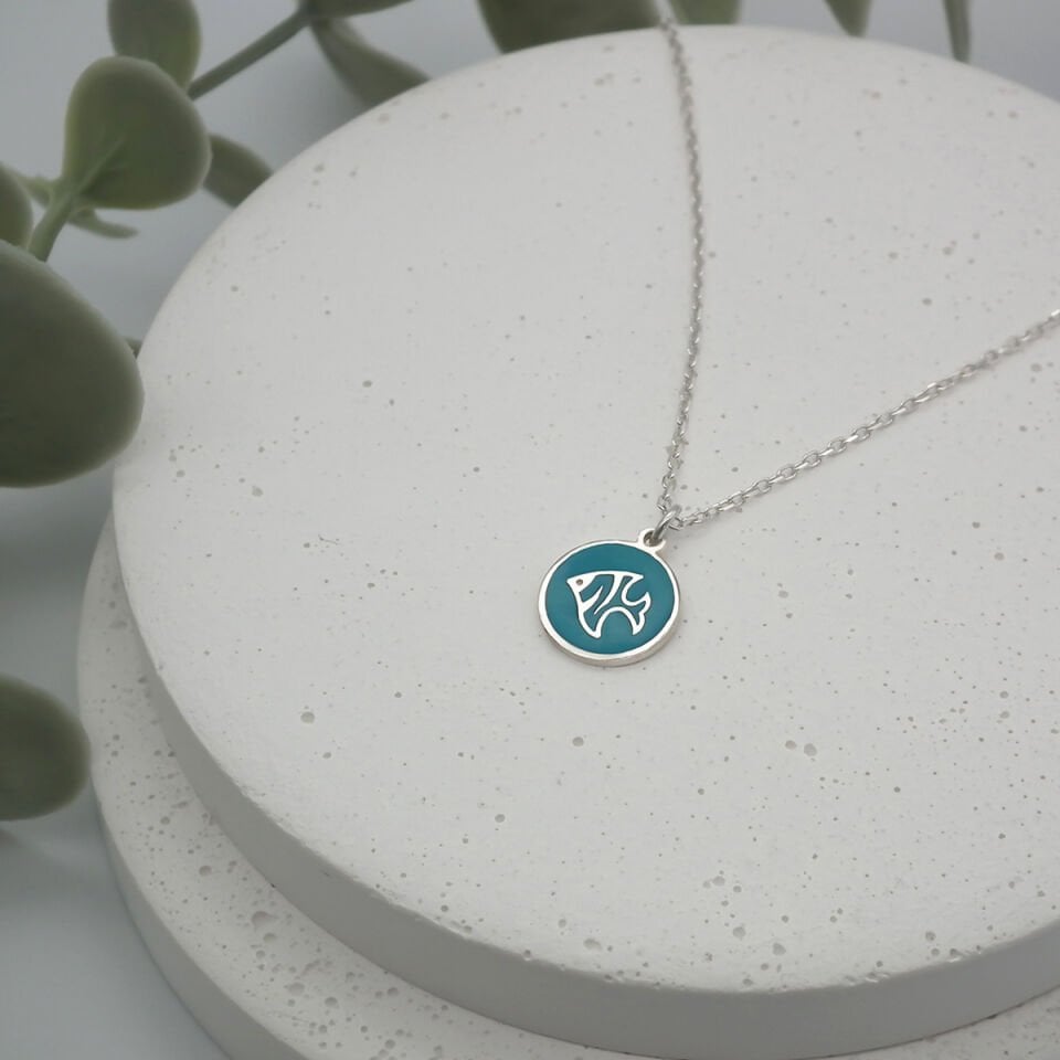 Balık Tiny Gümüş Kolye