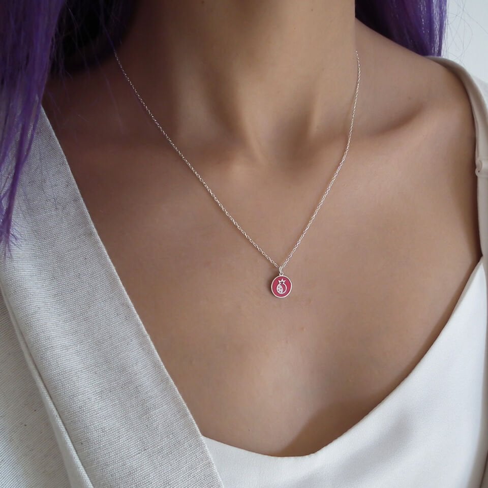 Nar Tiny Gümüş Kolye