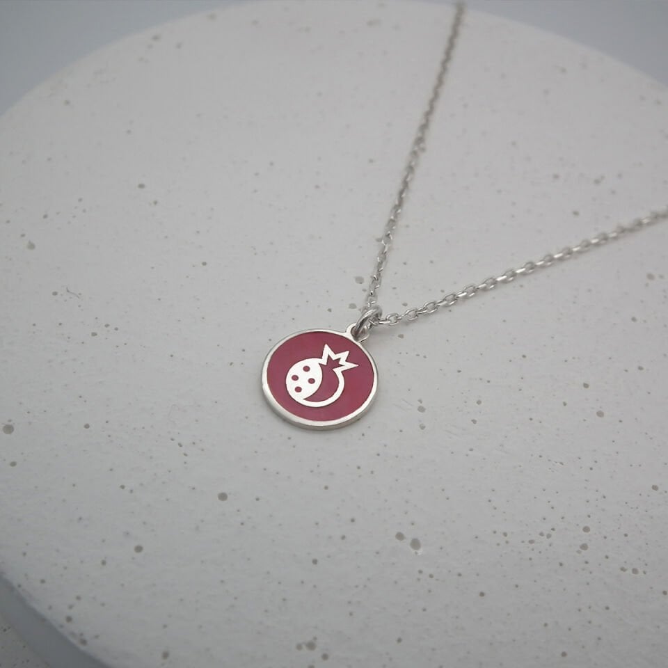 Nar Tiny Gümüş Kolye