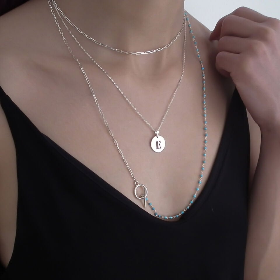 Kişiselleştirilebilir Doğal Taşlı Kolye Kombini