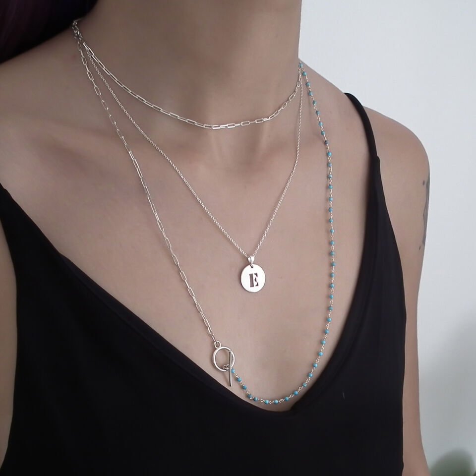 Kişiselleştirilebilir Doğal Taşlı Kolye Kombini